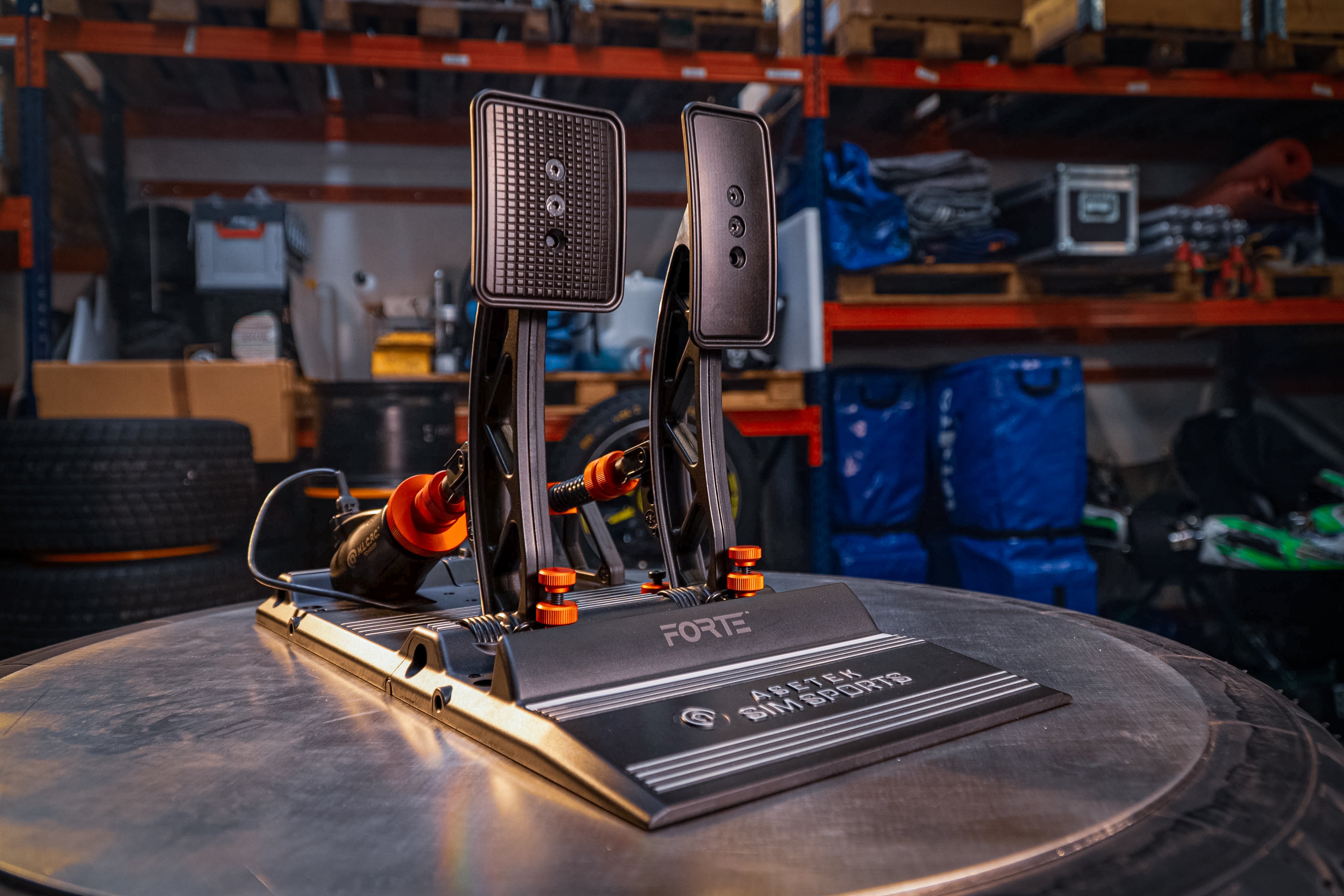 Asetek SimSports® Forte® Sim Racing Pedals – Brake & Throttle