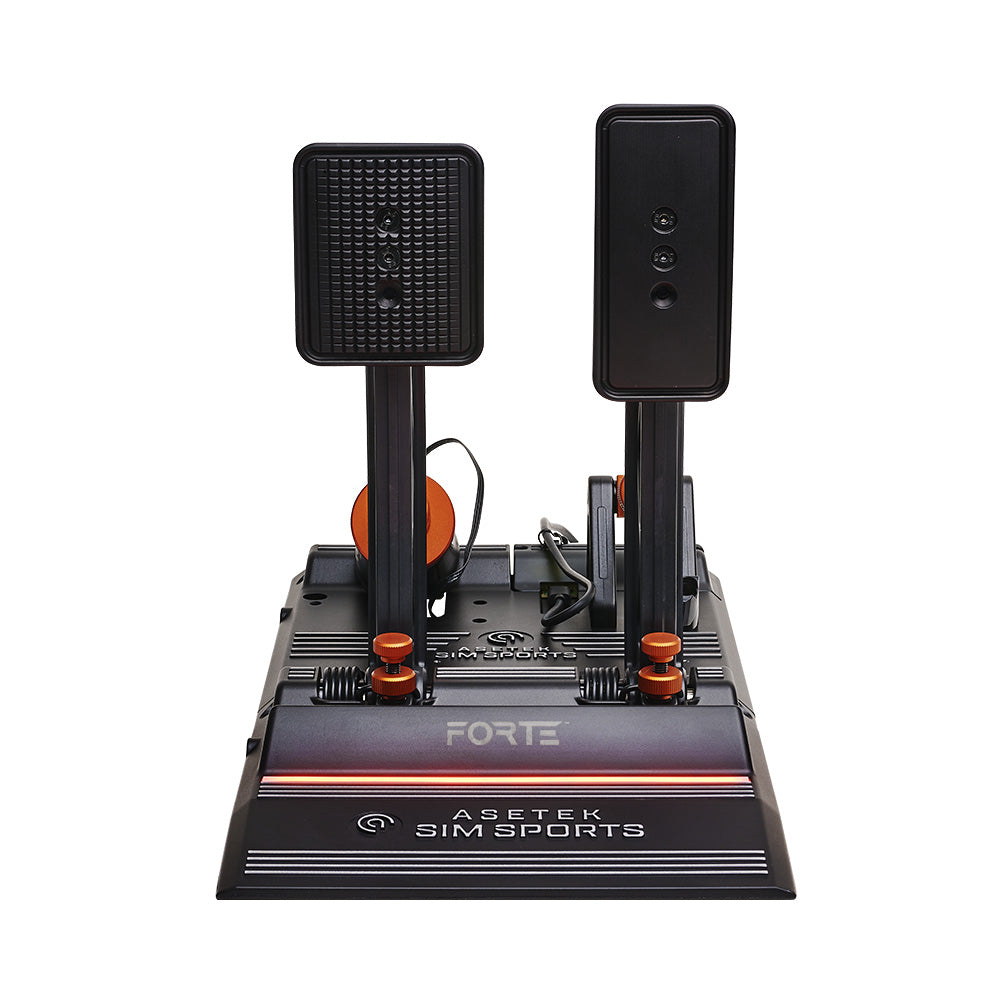 Asetek SimSports® Forte® Sim Racing Pedals – Brake & Throttle