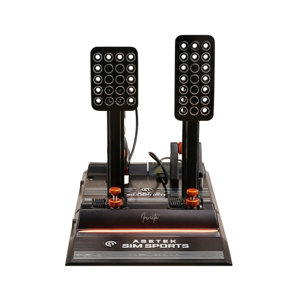 Asetek SimSports® Invicta™ Sim Racing Pedals Brake & Throttle