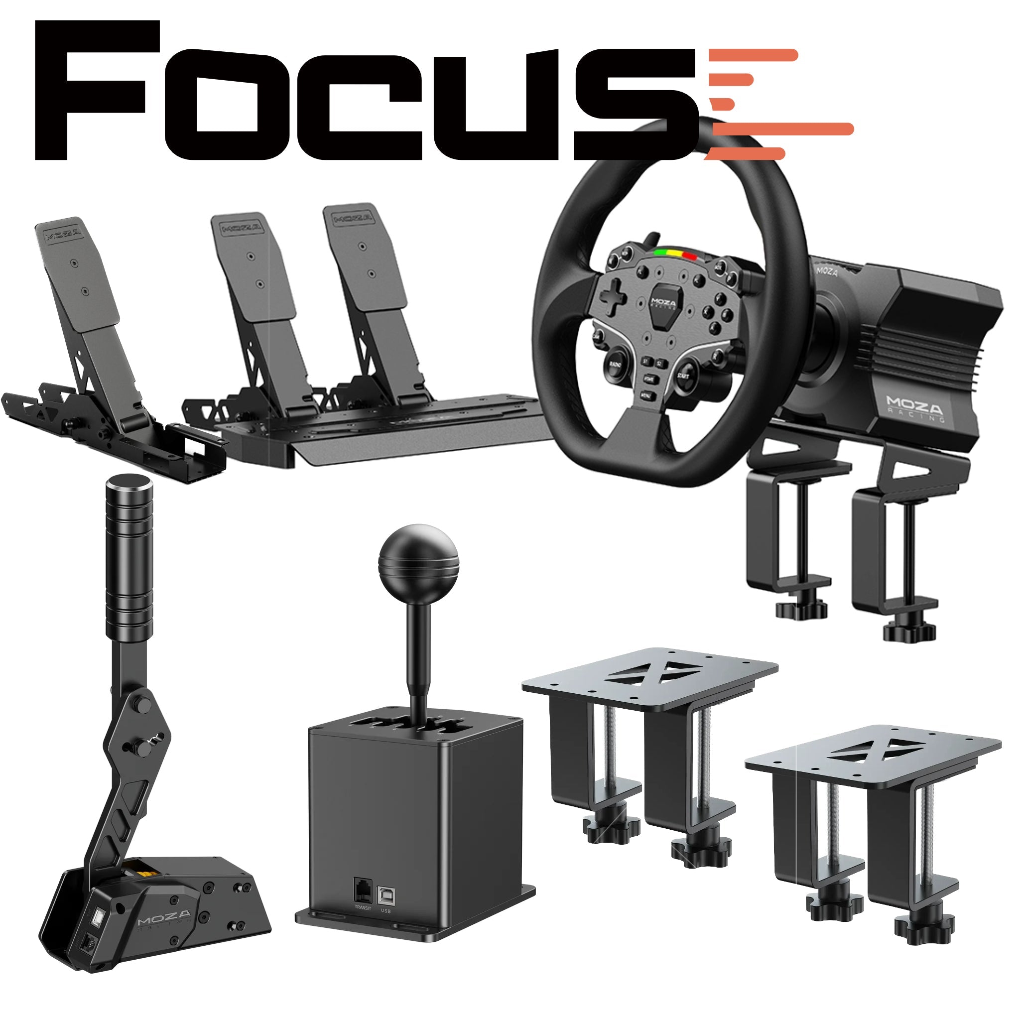 Focus Sim Racing x Moza R5 Drift Starter Bundle