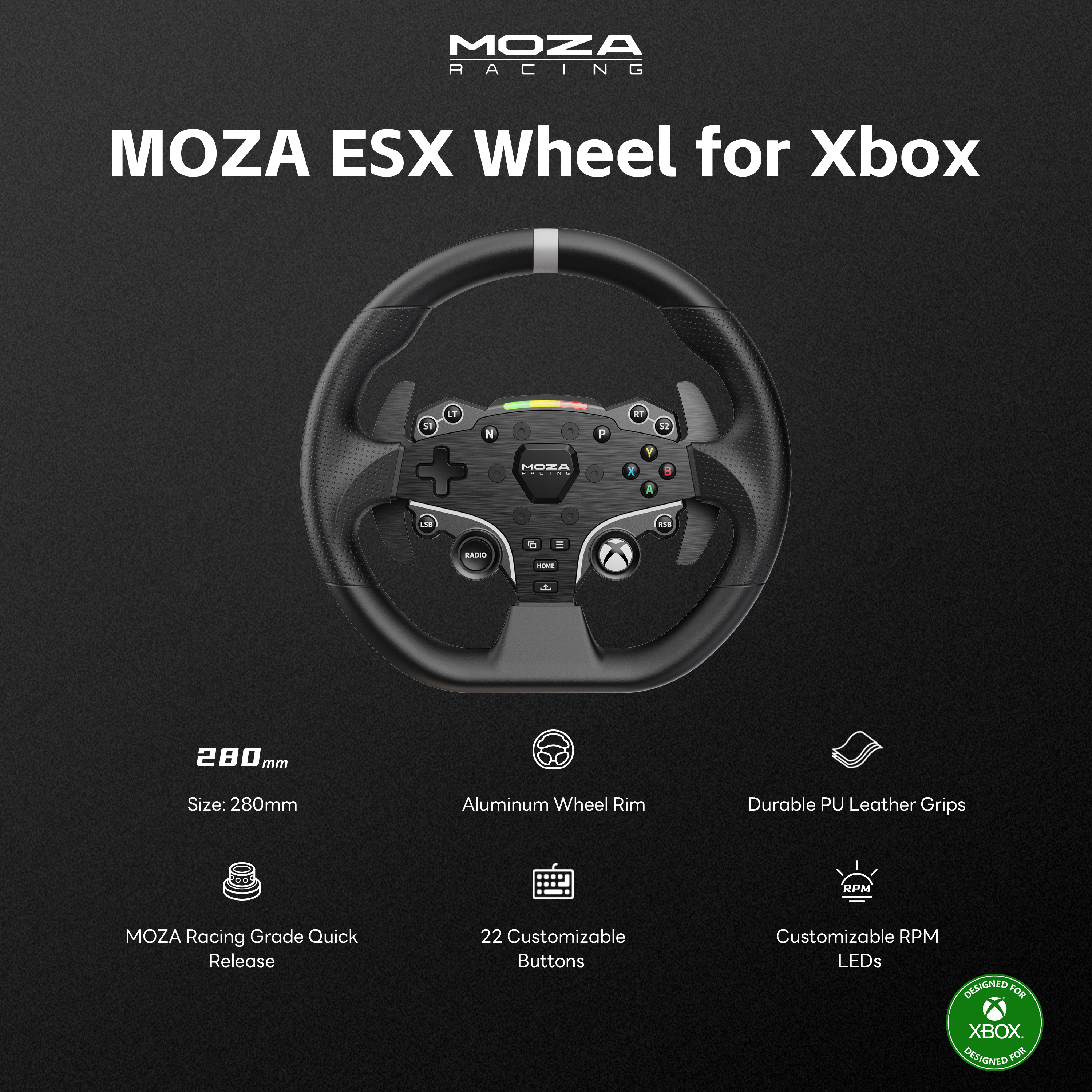 MOZA ESX Steering Wheel