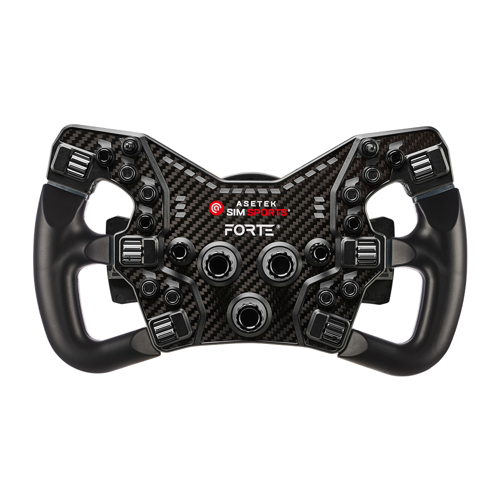 Asetek SimSports® Forte® Formula Button Box (Black Aluminum)