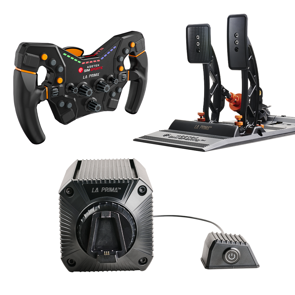 Asetek SimSports® La Prima™ Bundle w/ LMP Handles