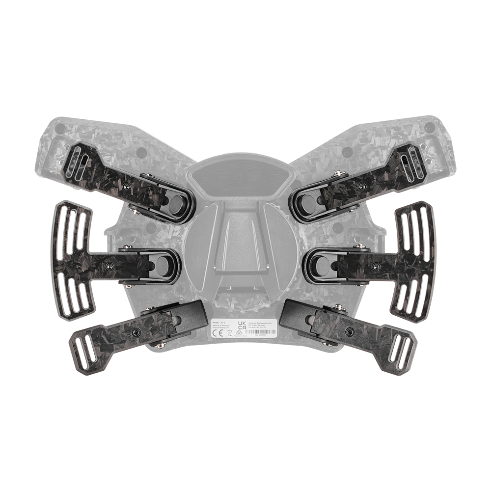 Asetek SimSports Carbon Paddles Kit