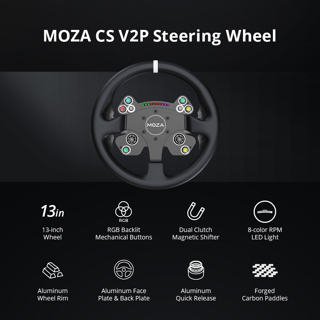 MOZA CS V2P Steering Wheel