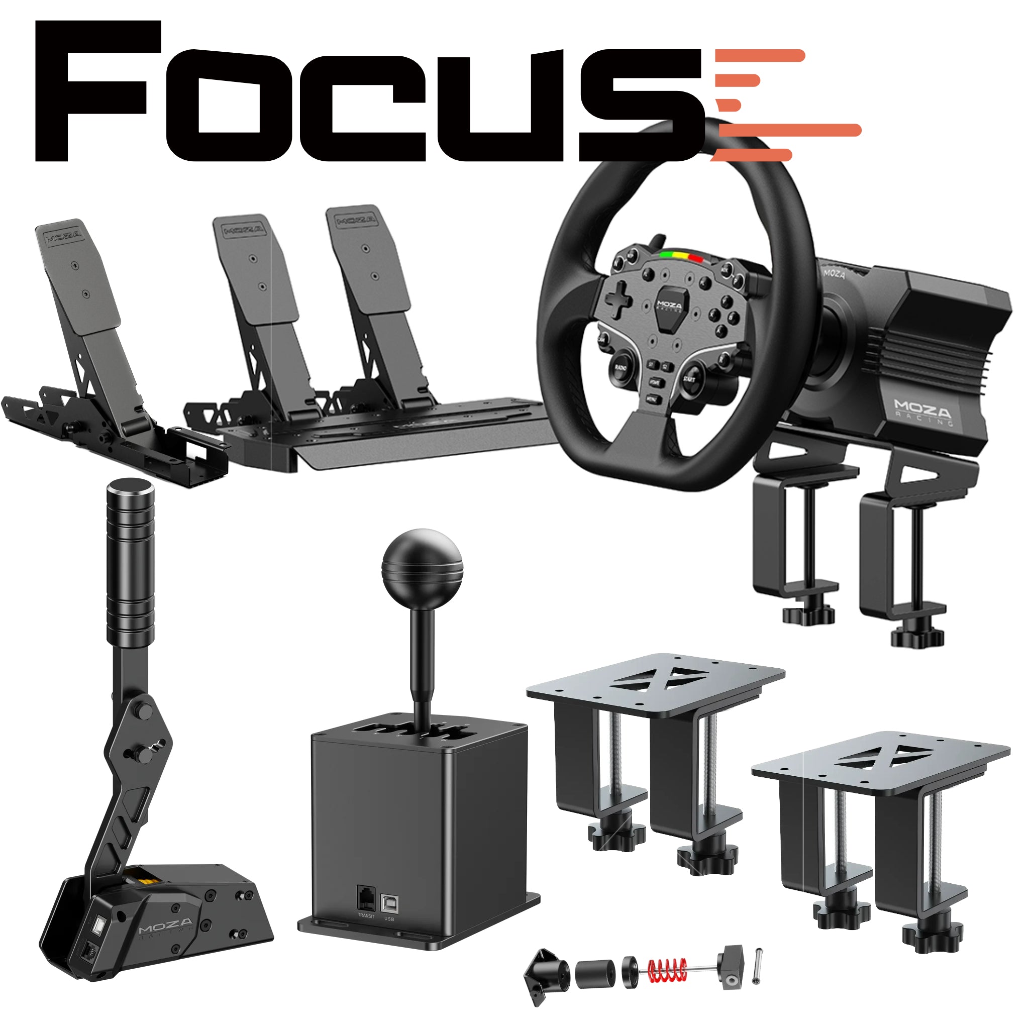 Focus x Moza R5 Drift Starter Bundle