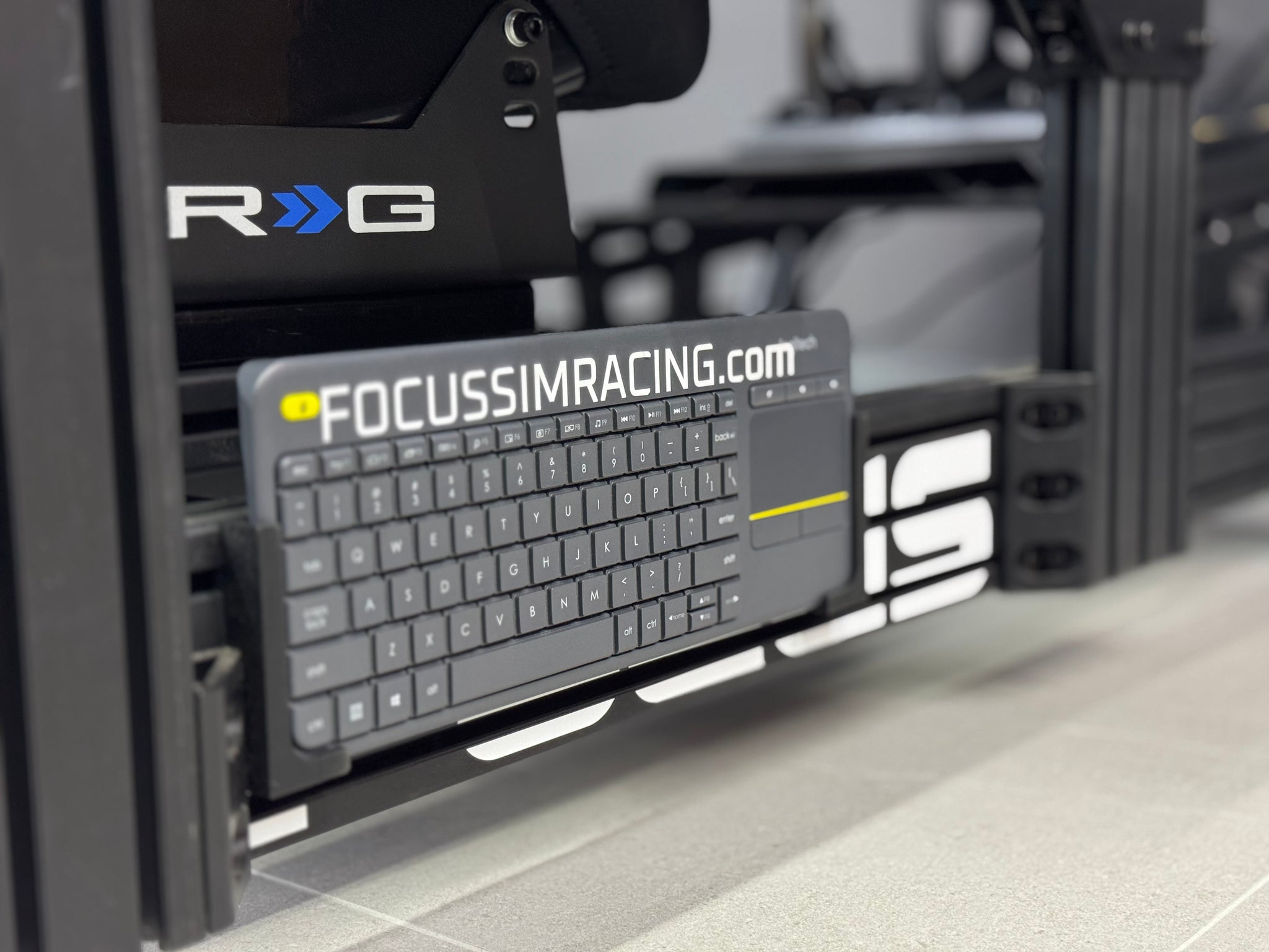 Focus Sim Racing Logitech K400 Keyboard Mounts for Sim Rigs (Pair, Scr