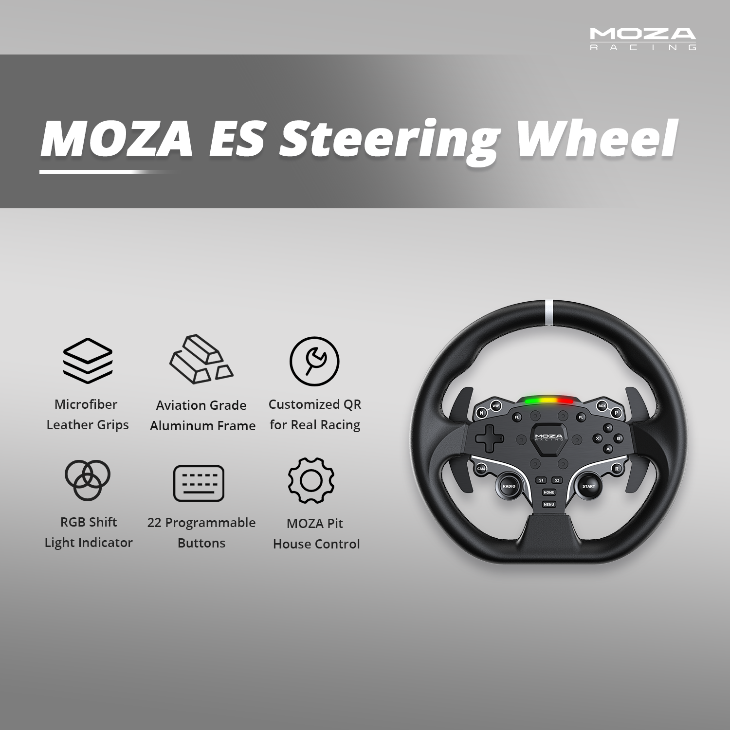 MOZA ES Steering Wheel