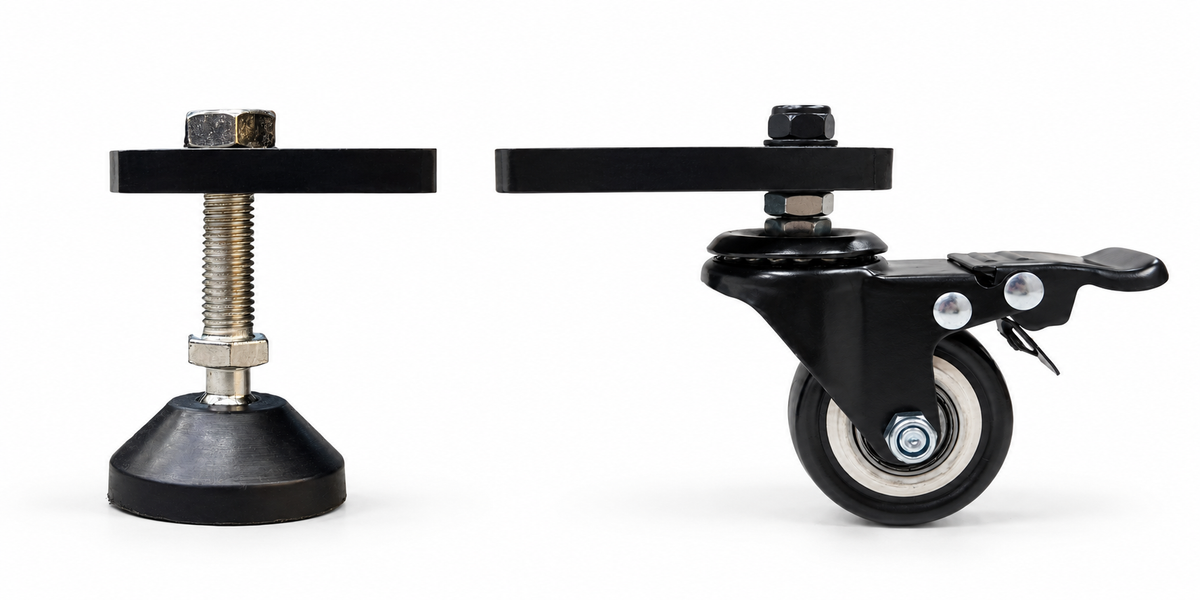 Focus Sim Racing Rig Feet & Caster Wheels