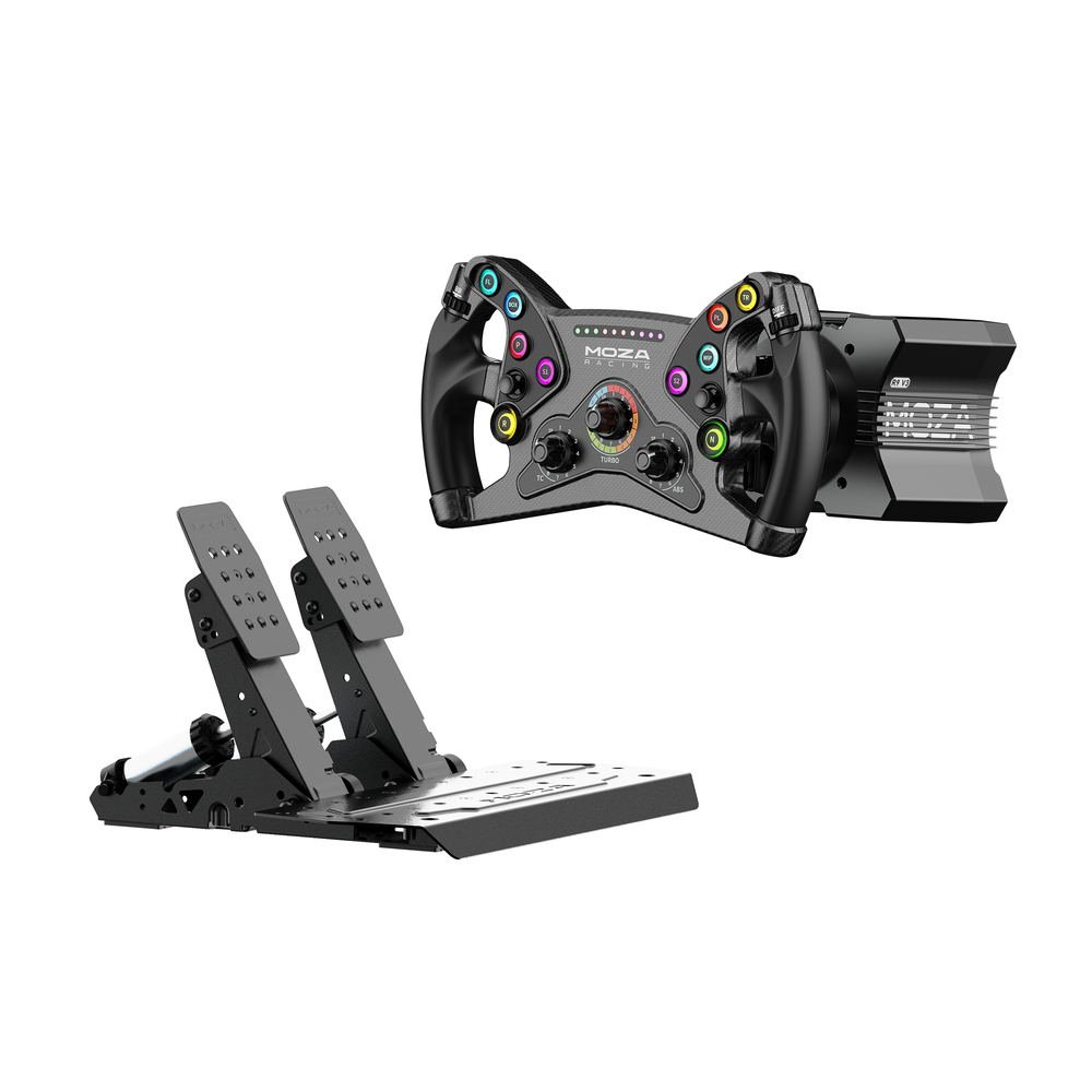 MOZA R9 V3 + KS + SR-P 2 Pedals Bundle