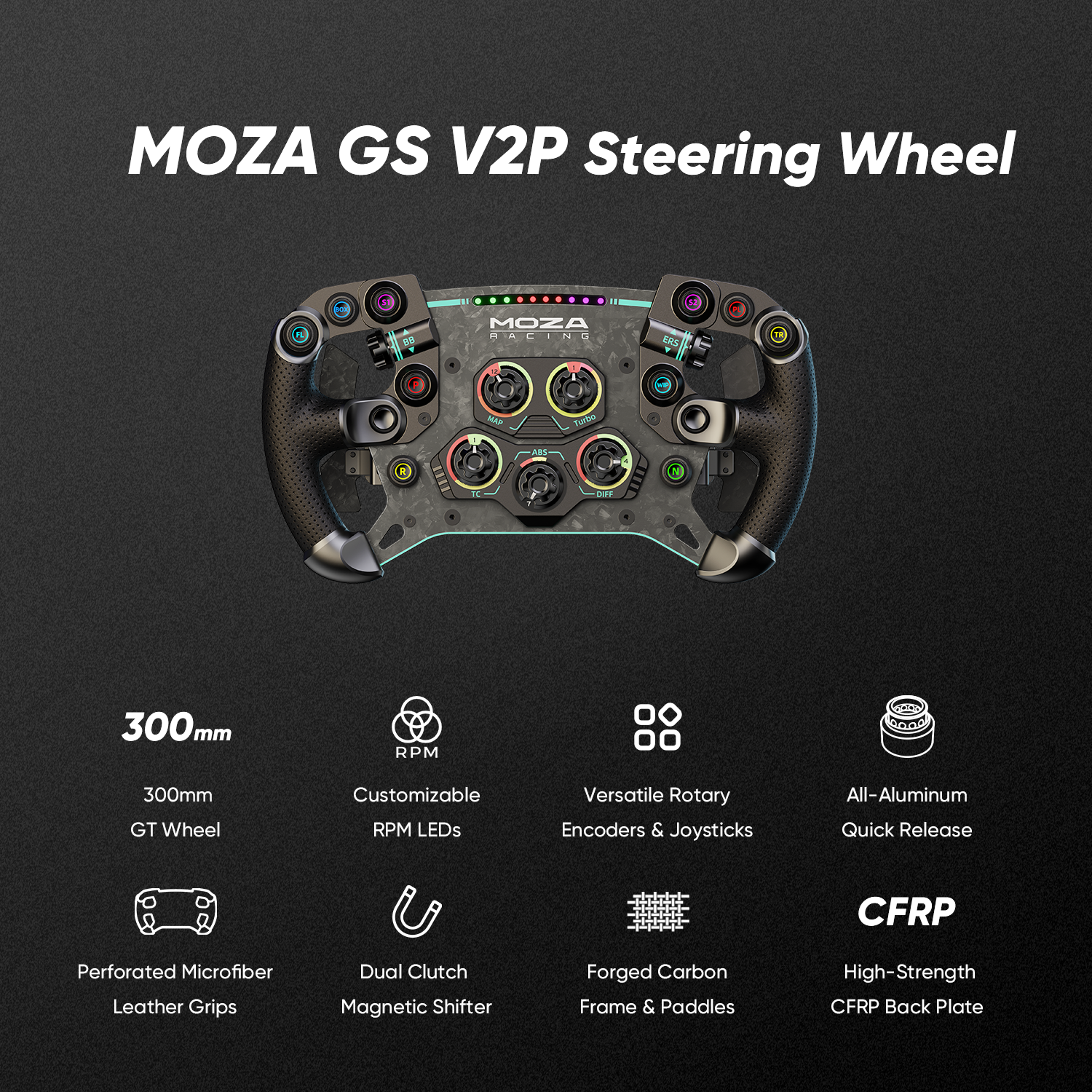 MOZA GS V2P GT Wheel